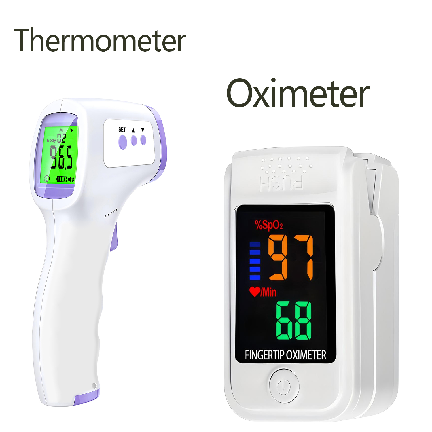 Do Oxygen Meter - Termômetro eletrônico digital infravermelho sem contato
